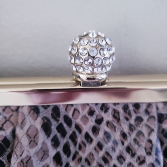 Jessica Simpson NWOT Clutch on Chain - Leopard Print O/S - Picture 4 of 14